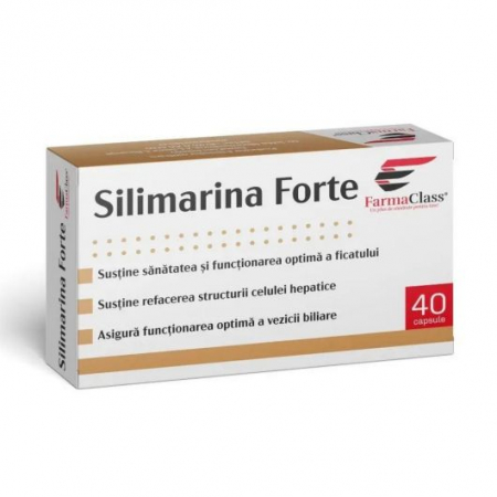 AFECTIUNI HEPATO-BILIARE - Silimarina Forte 40 capsule