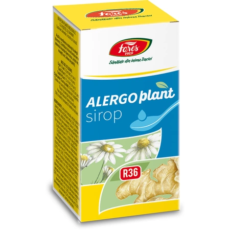 SUPLIMENTE ALIMENTARE - Sirop cu fructoza Alergoplant R36, 100 ml, Fares