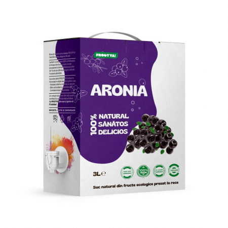 ALIMENTARE - Suc de Aronia 100% Natural, Ecologic - 3L