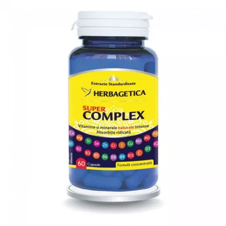 Vitamine si Minerale - Super Complex - 60  cps