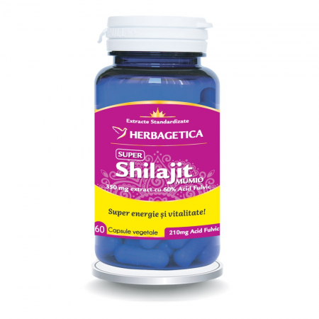 SUPLIMENTE ALIMENTARE - Super Shilajit Mumio, 60 capsule