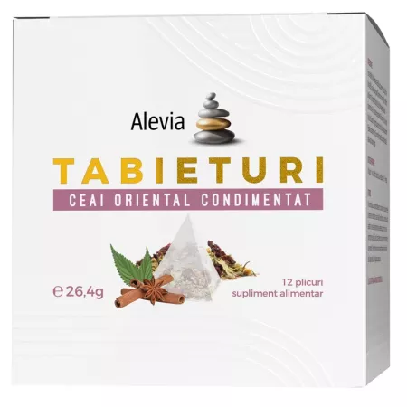 CEAIURI - Tabieturi ceai oriental condimentat, 12 plicuri, Alevia