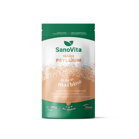 ALIMENTARE - Tarate de Psyllium, 150 g, Sanovita