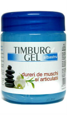 COSMETICE - Timburg gel albastru, dureri de mușchi și articulații, 500 g