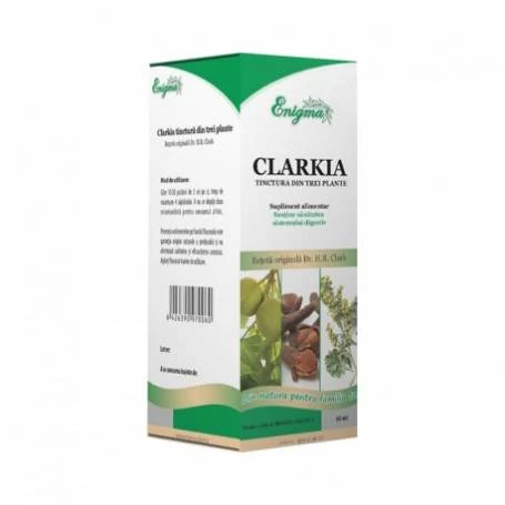 TINCTURI SI ULEIURI - Tinctura antiparazitara din Trei Plante, Clarkia, 50ml