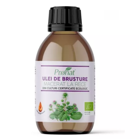 COSMETICE - Ulei Bio de brusture macerat la rece, 100 ml, Pronat