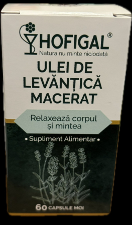 SISTEM NERVOS - Ulei de levantica macerat , 60 capsule moi