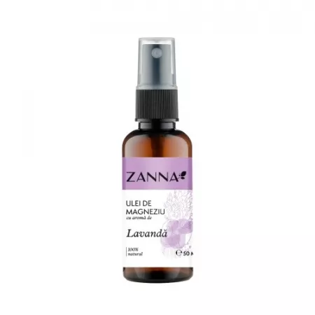 COSMETICE - Ulei de magneziu cu lavanda, 50 ml, Zanna