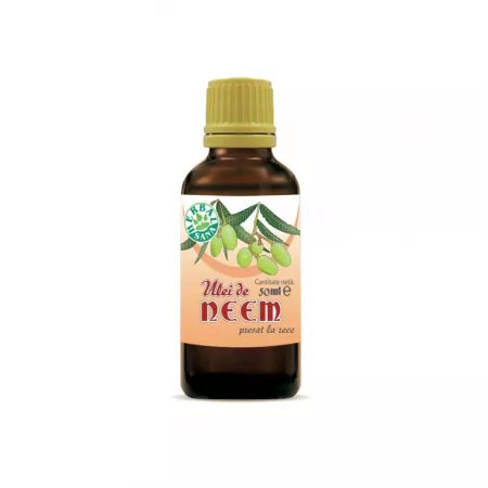 COSMETICE - Ulei de Neem presat la rece, 50 ml, Herbal Sana