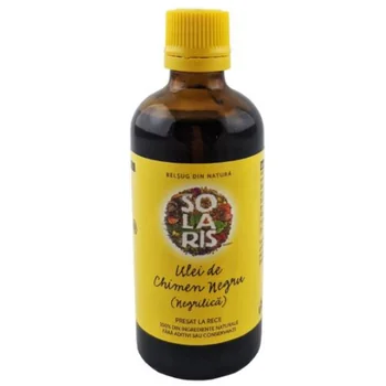 SUPLIMENTE ALIMENTARE - Ulei din chimen negru (negrilica) presat la rece, 100ml, Solaris