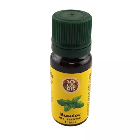 TINCTURI SI ULEIURI - Ulei esential de Busuioc, 10 ml, Solaris