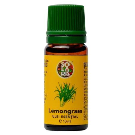 TINCTURI SI ULEIURI - Ulei esential de lemongrass, 10 ml, Solaris