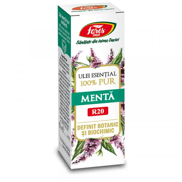 TINCTURI SI ULEIURI - Ulei esential de Menta R20 - 10 ml