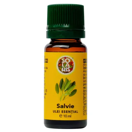 TINCTURI SI ULEIURI - Ulei esential de salvie, 10 ml, Solaris