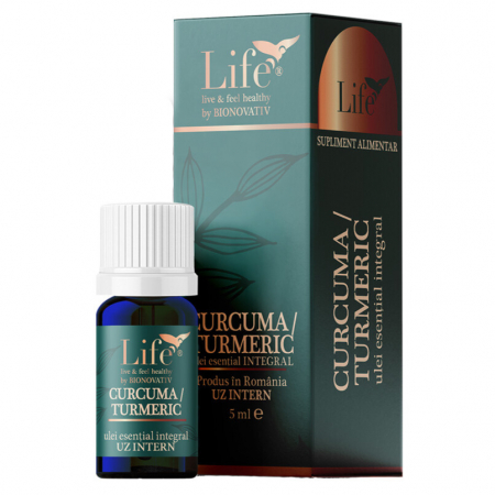 TINCTURI SI ULEIURI - Ulei esential integral de Curcuma/Turmeric, 5 ml