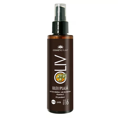 COSMETICE - Ulei plaja Oliv SPF 6 Sun, 150 ml, Cosmetic Plant