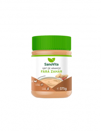 SUPLIMENTE ALIMENTARE - UNT DE ARAHIDE FĂRĂ ZAHĂR 375 G