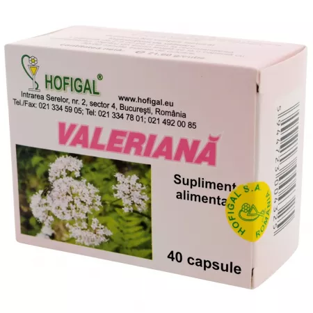 INSOMNIE - Valeriana, 40 capsule, Hofigal