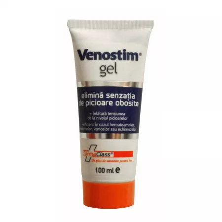 COSMETICE - Venostim gel pentru picioare obosite, 100 ml, FarmaClass