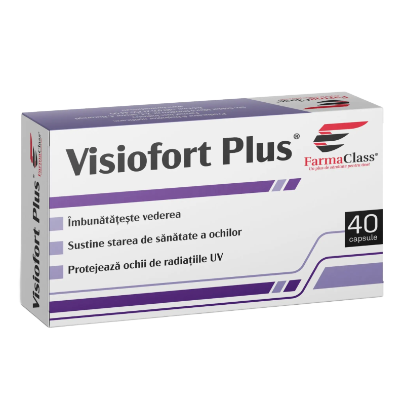 SANATATEA OCHILOR - Visiofort Plus, 40 capsule