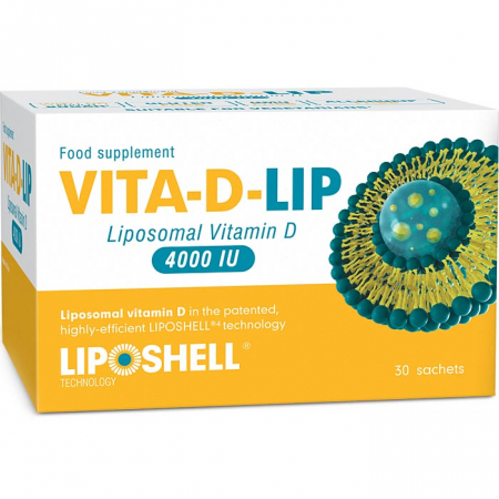 Vitamine si Minerale - VITA-D-LIP Vitamina D Lipozomală 4000 IU plicuri