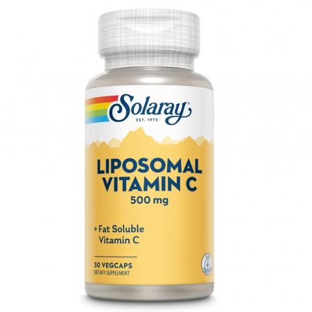 SUPLIMENTE ALIMENTARE - Vitamin C Liposomal 500 mg Solaray, 30 capsule,