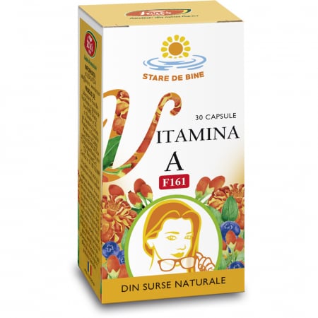 SANATATEA OCHILOR - Vitamina A naturala F161 30 capsule