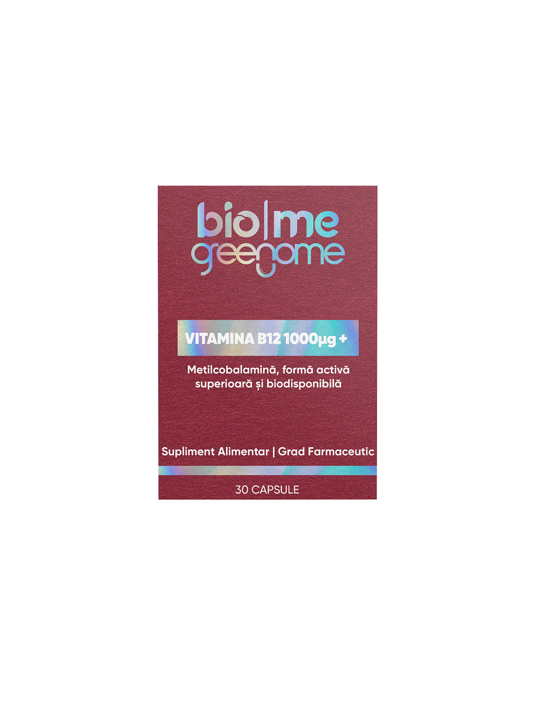 SUPLIMENTE ALIMENTARE - Vitamina B12 (metilcobalamina) 1000mcg+, 30 capsule