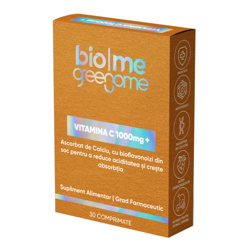 SUPLIMENTE ALIMENTARE - Vitamina C 1000mg, 30 comprimate, Biome