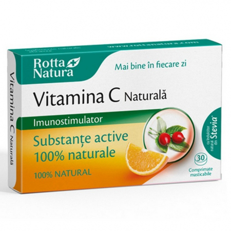 SUPLIMENTE ALIMENTARE - Vitamina C naturala, 30 comprimate