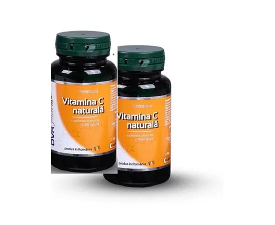 Vitamine si Minerale - Vitamina C Naturala Pachet 60 capsule + 30 capsule