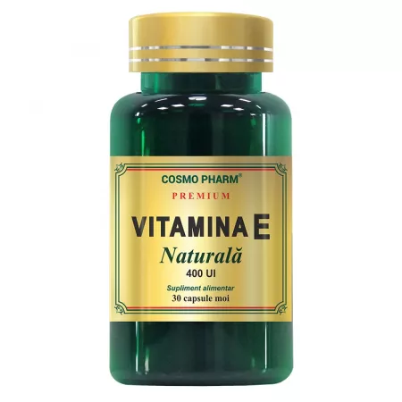 SUPLIMENTE ALIMENTARE - Vitamina E Naturala, 30 capsule, Cosmopharm