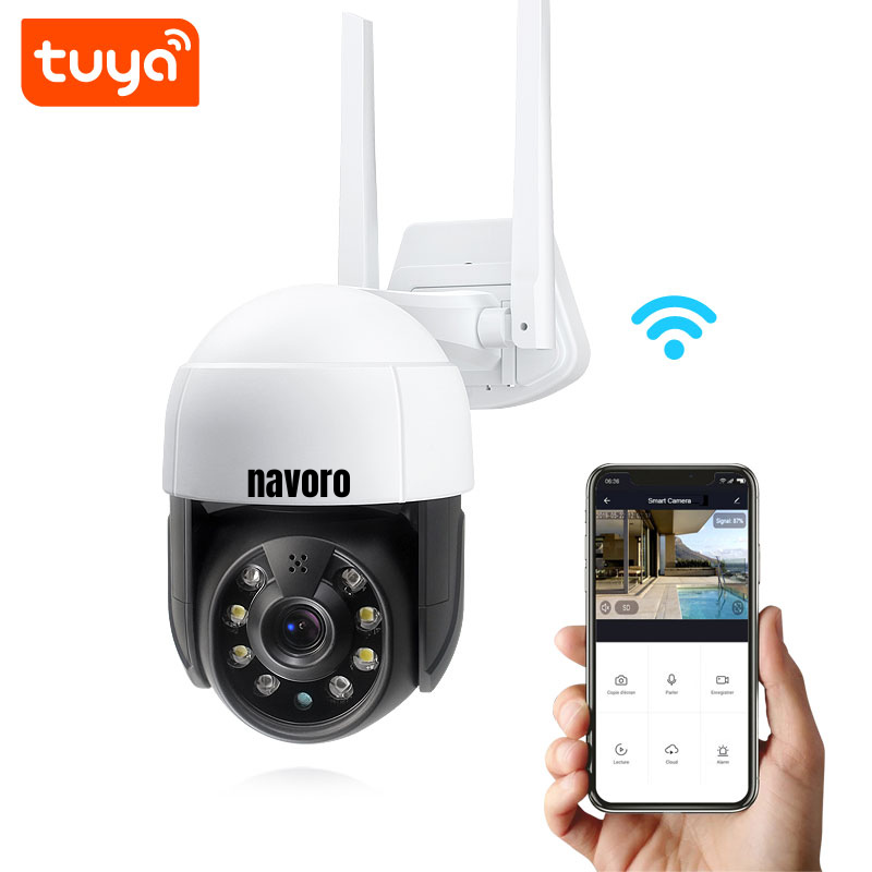 Camera supraveghere WiFi Navoro Tuya 5MP exterior [2]