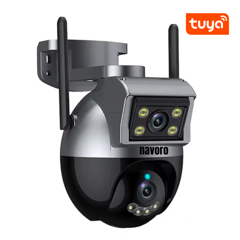 Camera supraveghere WiFi Navoro Tuya S4 6MP exterior [2]