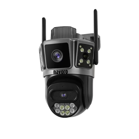 Camere Wi-Fi - Cameră de Supraveghere OKAM S8A WiFi Full HD cu Vedere Nocturnă și Control din Aplicație