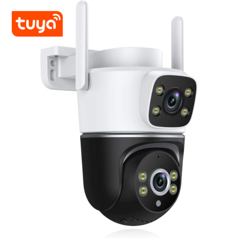 Camere Wi-Fi - Camera supraveghere WiFi Navoro Tuya 6MP dual lens exterior