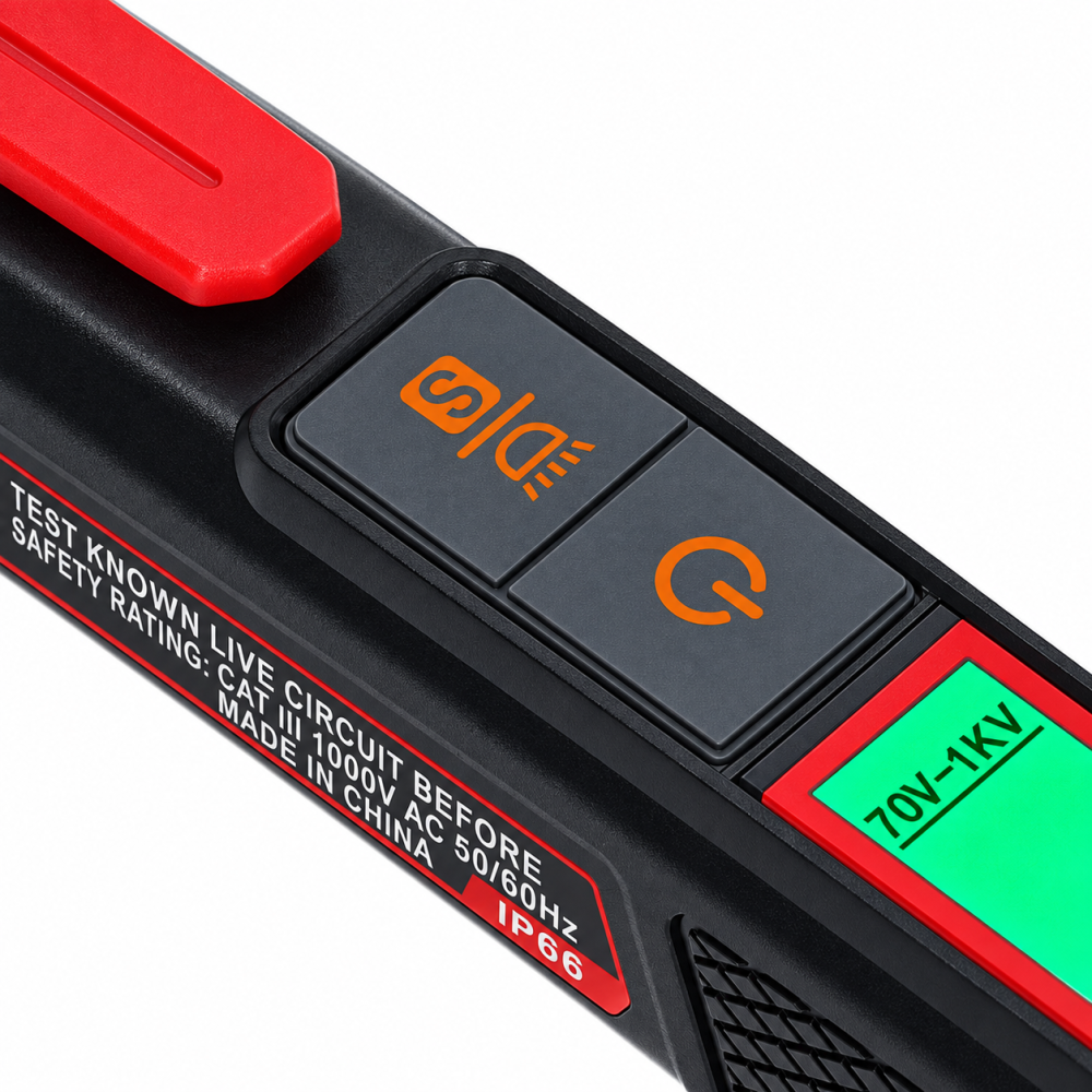 Detector de tensiune fără contact Habotest HT103, NCV, AC 12–1000V, LCD, IP66 [3]