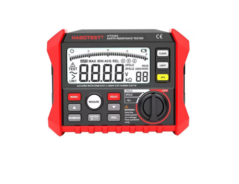 Electrice și instalații - Habotest HT2302 Tester digital Impamantare