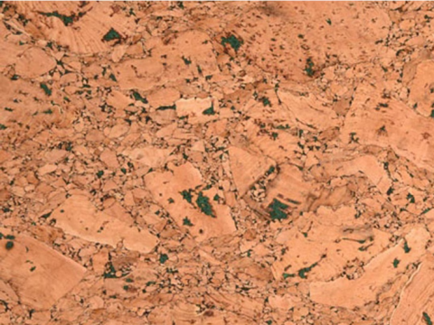 Tapet din pluta - Tapet din plută Tarragona Verde, rolă 5 m², 0,5 × 10 m, grosime 2 mm