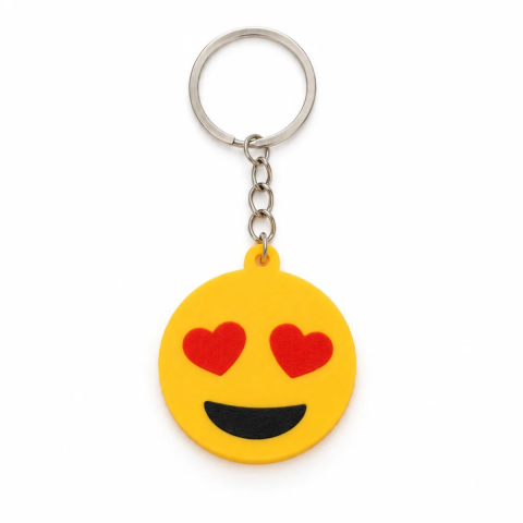 Produse imprimate 3D - Breloc emoji imprimat 3D, model la alegere