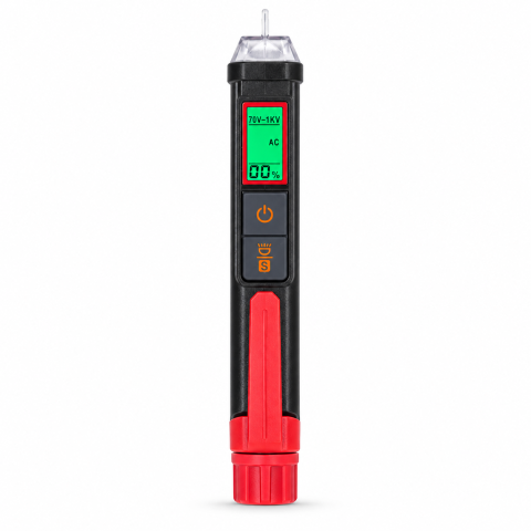 Detector de tensiune fără contact Habotest HT103, NCV, AC 12–1000V, LCD, IP66 [1]