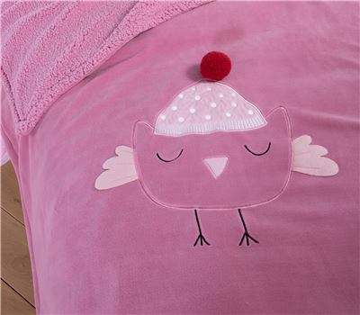 CUVERTURA  DECORATIVA JUNIOR TWEET SO SWEET-LOVELY 130X180 [2]