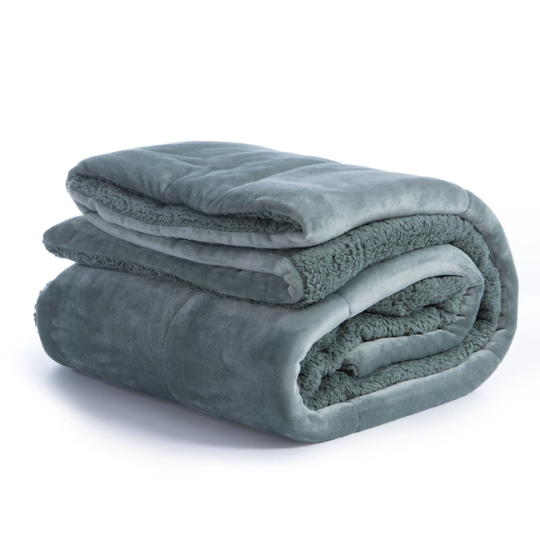 CUVERTURA QUEEN SIZE  SINGULAR 24 220X240 VERDE [1]