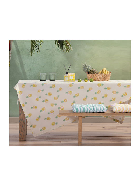 Față de masă in bumbac,antipete DELICIOUS Ecru/Lime [1]