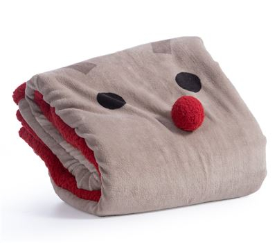 Patura decorativa  FUNNY RAINDEER 130X180 cm [3]