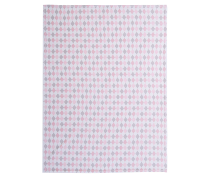 Pătură pătuț SWEET RHOMBUS Pink 110x150 cm [2]