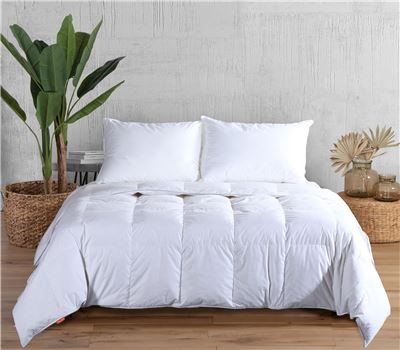 PILOTĂ QUEEN SIZE DIN PUF DE RAȚĂ 240X220 cm [2]