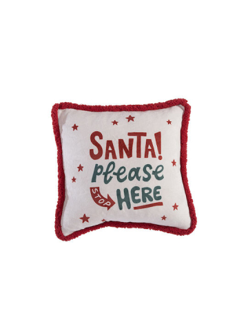 Craciun - Perna decorativă de Crăciun Santa Please 50x50 cm