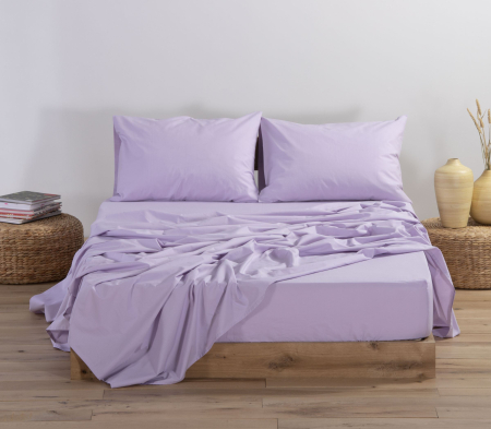 Husa saltea - Cearsaf plat din bumbac 100% BASIC,  170x270 cm