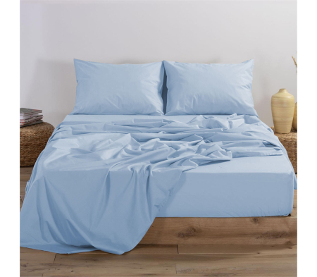 Lenjerie bumbac - Cearsaf plat din bumbac 100 %,dimensiunea queen BASIC, 240X270 cm